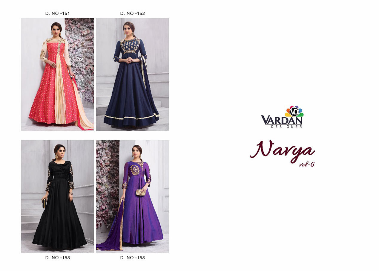 Navya Vol 6 Tapeta Silk Gown Catalog Sets