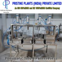 Pneumatic Paneer And Tofu Press - Capacity: 25 Kg/hr
