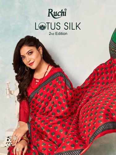 No Fade Lotus Silk 2Nd Edition Designer Saree Catalog Set