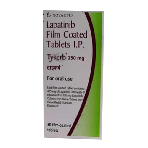 250Mg Lapatinib Film Coated IP Tablets