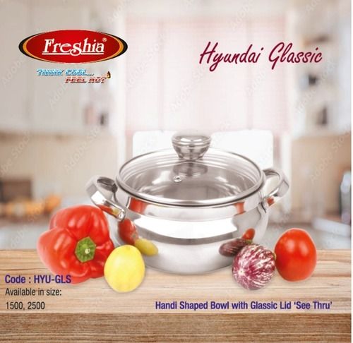 1 and 2 Piece Round Stainless Steel Hot Pot