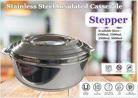 Round Regular Treat Stainless Steel Casserole