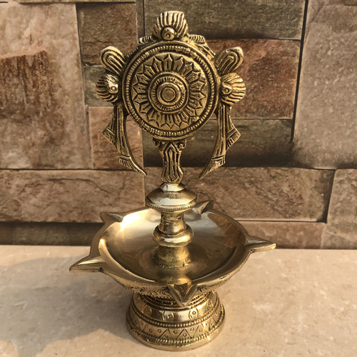 Traditional diya lamp Home Decor brass metal made Aakrati Diya