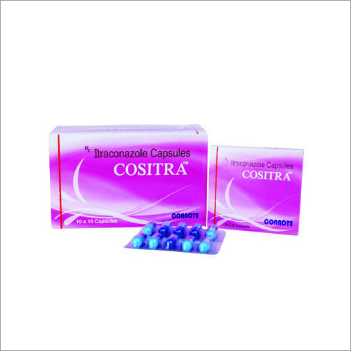 Itraconazole Capsules - 100 mg Dosage, 10 x 10 Capsule Pack | General Medicines, Effective Antifungal Treatment