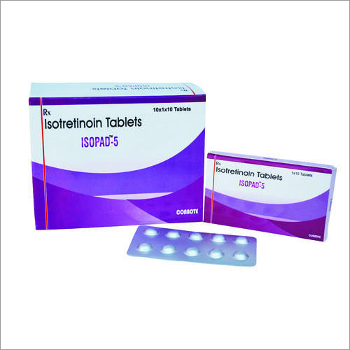 Isotretinoin Tablets - 5 mg, Alu-Alu Packaging | Effective Acne Treatment, Reliable Quality, Convenient 10x1x10 Tablet Packaging
