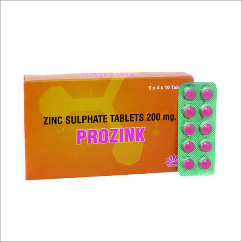 200 Mg Zinc Sulphate Tablets