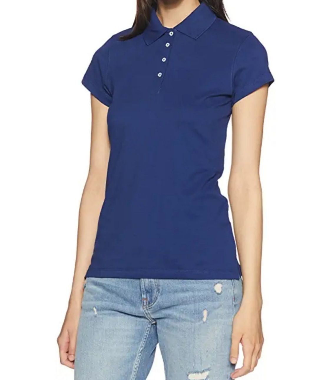 Ladies Collar T Shirt