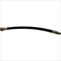 Tractor Trolley Hose Pipe - Rubber Material, 20-22mm Diameter, 6000 Ph Pressure | Flexible, Black, Industrial Use