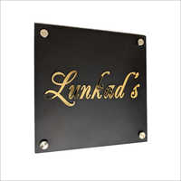 SS Name Plate Fabrication Service