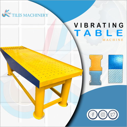 Table Vibrator Paver Block Making Machine