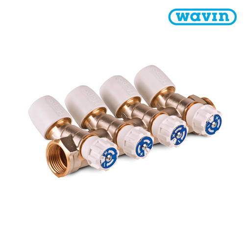 Manifold - Plated Brass with Taps