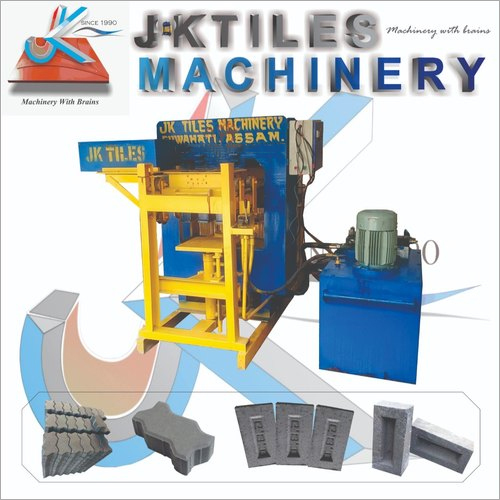 Semi Automatic Cement Block Making Machine