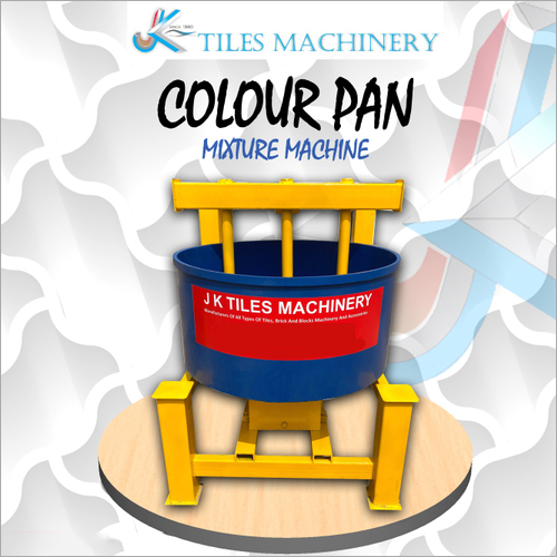Industrial Pan Color Mixer By J.K. TILES MACHINERY