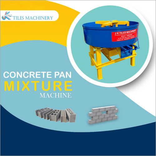 Semi Automatic Pan Concrete Mixer