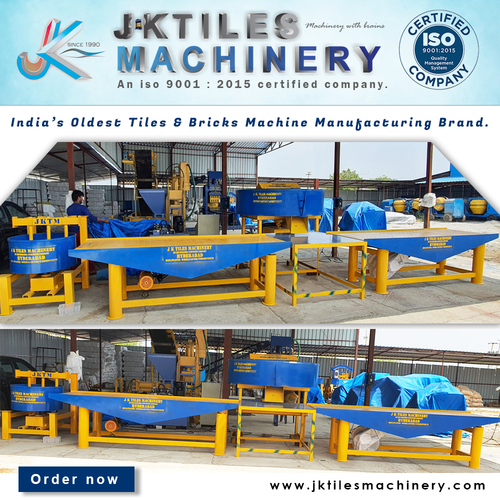 Hydraulic Cement Tile Making Machine By J.K. TILES MACHINERY