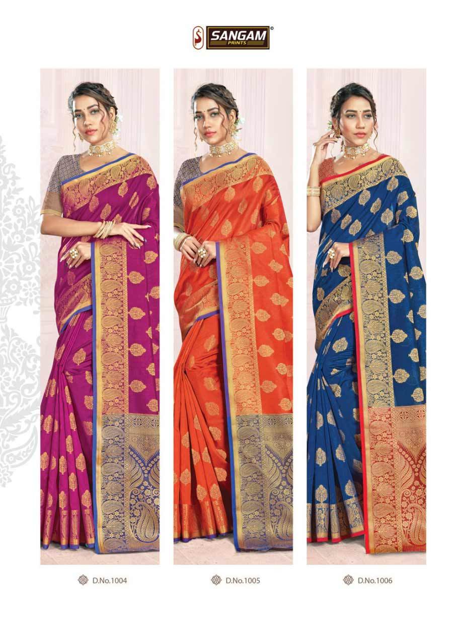 Sangini Cotton Sarees Catalogue Set Collection