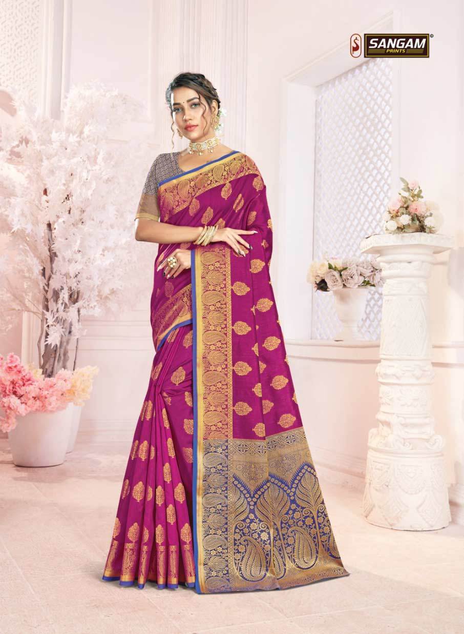 Sangini Cotton Sarees Catalogue Set Collection