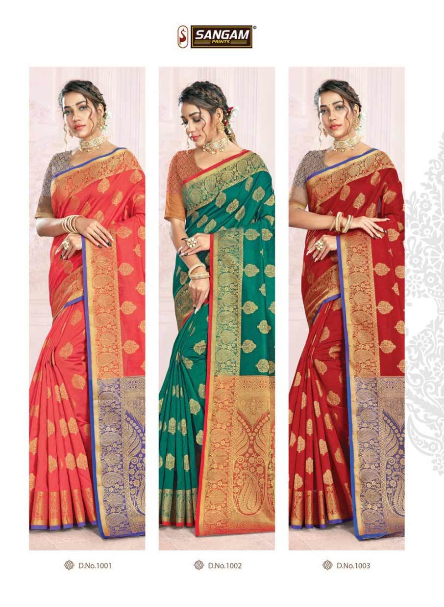 Sangini Cotton Sarees Catalogue Set Collection