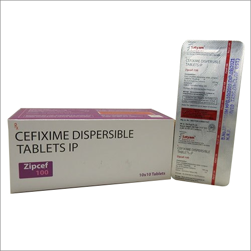 Zipcef 100 Cefixime Dispersible Tablets