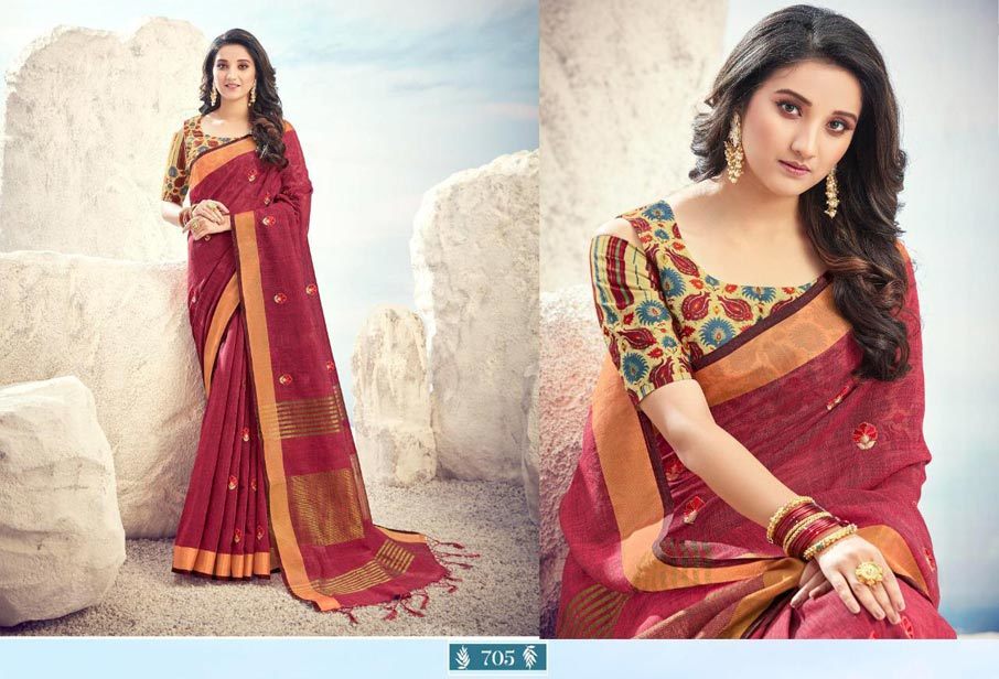 Sangini Cotton Sarees Catalogue Set Collection