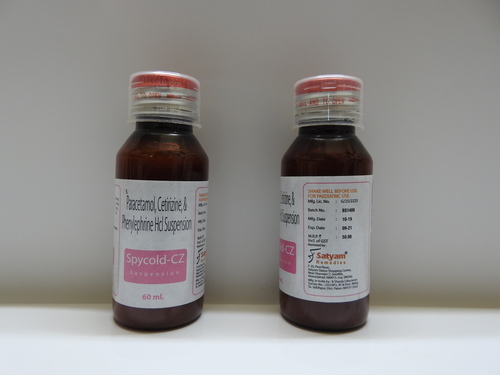 Paracetamol Cetirizine And Phenylephrine HCL Suspension