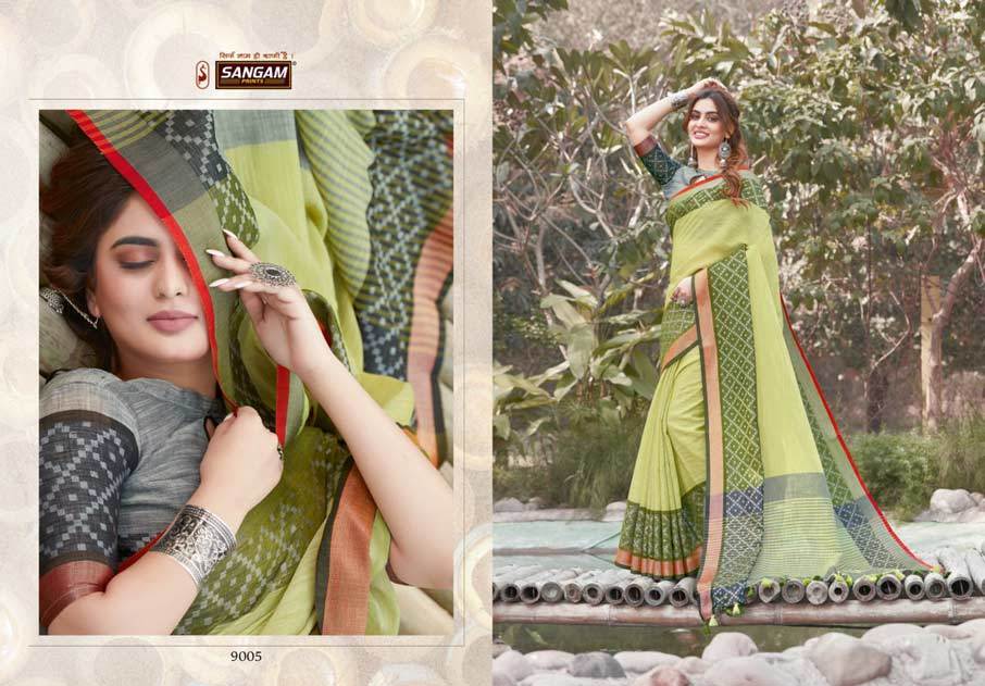 Sangini Cotton Sarees Catalogue Set Collection