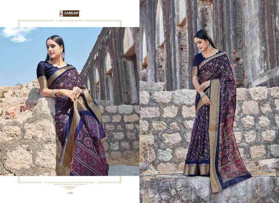 Sangini Cotton Sarees Catalogue Set Collection