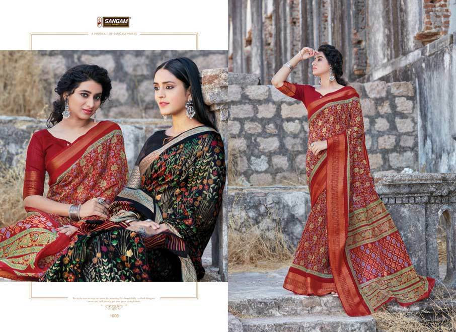 Sangini Cotton Sarees Catalogue Set Collection