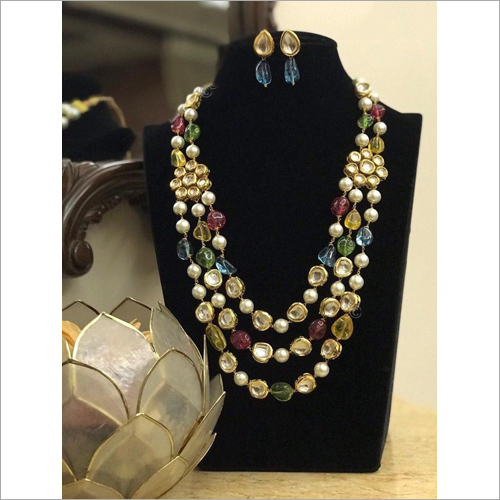 German Silver Imitation Necklace Set