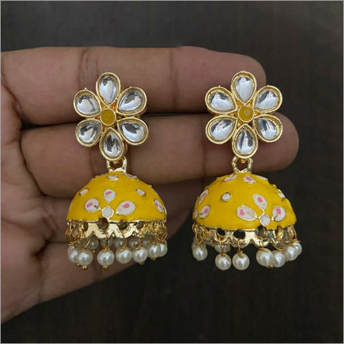 Diamond Kundan Kundan Earrings