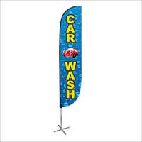 2020 New Car Wash Wind Feather Flag