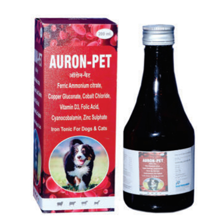Auron-Pet Iron Tonic for Dogs and Cats