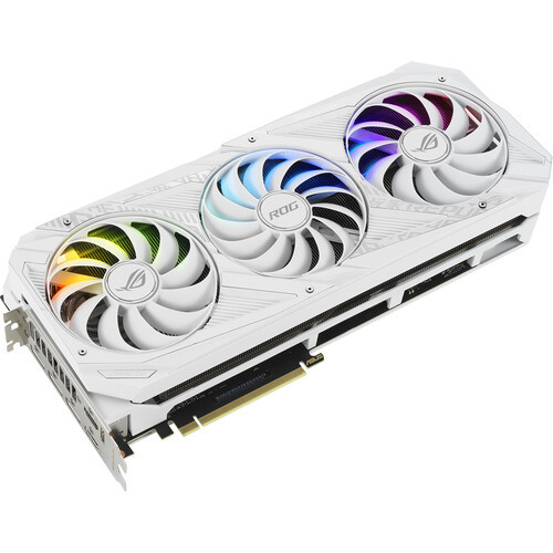 Asus Geforce Rtx 3090 Republic Of Gamers Strix White Edition Graphics Card Size: 12