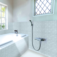Thermostatic Shower Mixer - Brass, Sma Cartridge | One-touch Operation, Eco Design, Safe Touch, Instant Temperature Adjustment