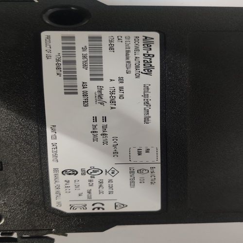 ALLEN BRADLEY 1756-ENBT/A ETHERNET COMMUNICATION MODULE