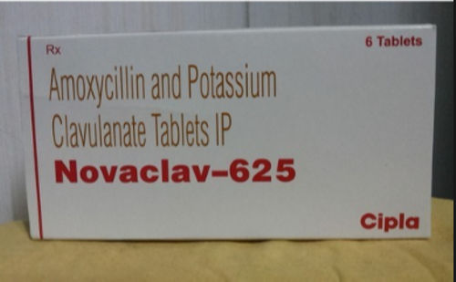 Amoxycillin  Potassium Clavulanate 625 Tablets Ingredients: Amoxicillin 500Mg+Clavulanic Acid 125 Mg