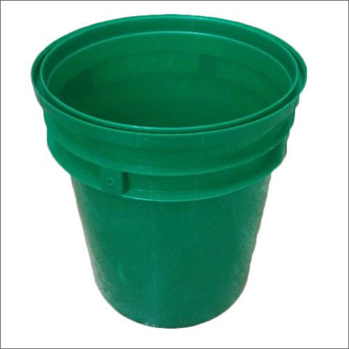 Green 5 Ltr Plastic Lubricant Oil Bucket