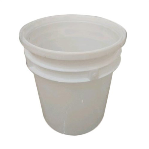 White 20 Ltr Hdpe Lubricant Oil Bucket