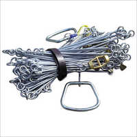 Land Measuring Chain - Stainless Steel, Polished Finish | Industrial Usage, High Accuracy, Customizable Specifications