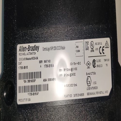 ALLEN BRADLEY 1756-IB16 DIGITAL INPUT MODULE - ALLEN BRADLEY 1756-IB16 ...