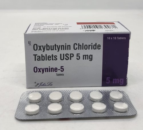 OXYBUTYNIN CHLORIDE USP 5MG TABLETS