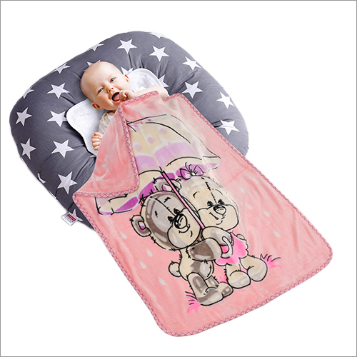 Teddy Bear Print Ultra Soft Baby Blanket
