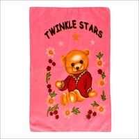 Teddy Bear Print Baby Blanket