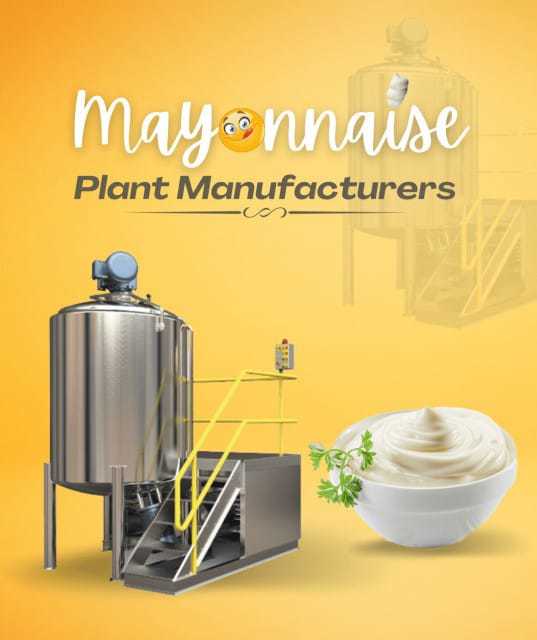 Mayonnaise Processing Machine