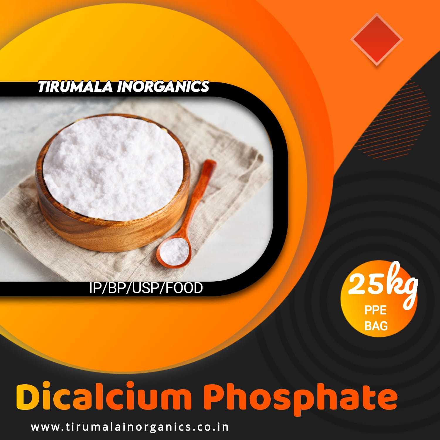 Dicalcium Phosphate Dihydrate IP/BP/USP/Food