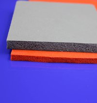 Sponge Sheet Silicone Foam Rubber  Sponge Sheeting - Color: Red
