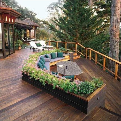 Outdoor IPE Wooden Decking