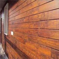 Solid Wooden Wall Cladding - Rustic Brown Wood, Customized Size, 10-18 Mm Thickness, Fine Surface Finish, Timber Wall Frame Materials