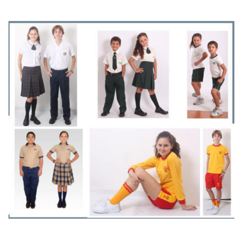 School Uniform - Cotton Fabric, Full Sleeves | Anti-Wrinkle, Water Proof, Breathable, Non-Toxic, Quick Dry, UV Protection, Plus Size, Multi-Seasonal Wear