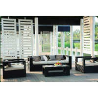 Black Garden Sofa Set